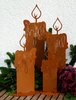 Kerze weihnachtliche Dekoration Stecker/Platte