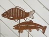 Gartenstecker Fisch  Karpfen & Forelle
